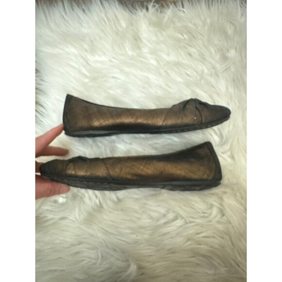 Born Lilly Bronze Ballerina Flat Comfort Shoe Women’s Size 10 - Picture 12 of 13